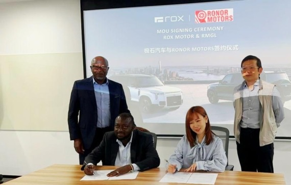 Ronor Motors Ghana Rights to Distribute ROX 01 EVs Across West Africa