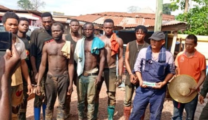 12 Illegal Miners Arrested in Tano Anwia Forest Reserve