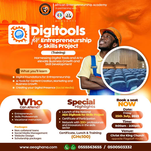 AEA Digitools Entrepreneurship Programme Ushers in Ghana’s Digital Skills Revolution