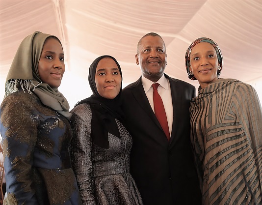 Africa’s richest entrepreneur, Aliko Dangote appoints daughters to oversee Dangote Group operations